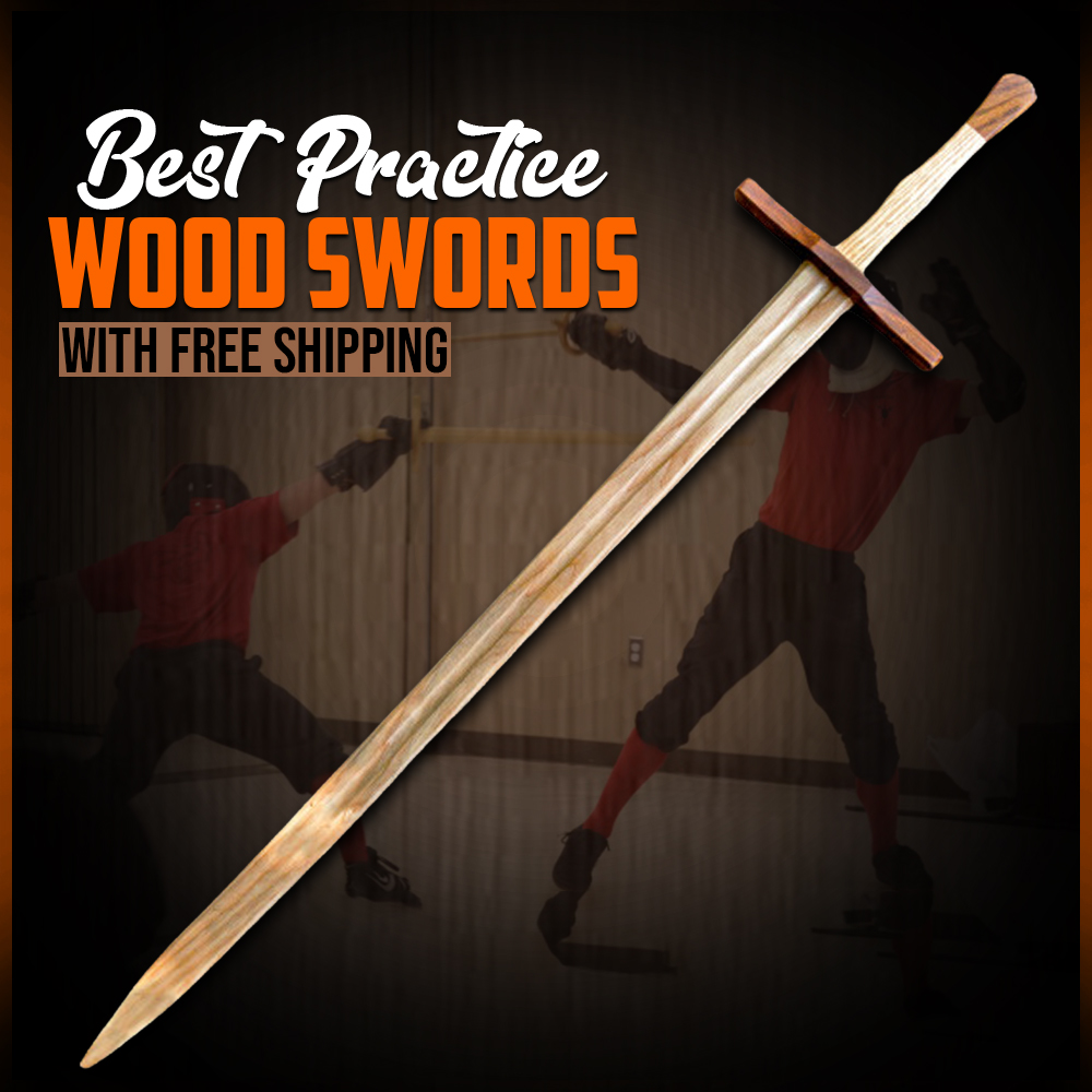 Best 5 Practice Wood Swords with Free Shipping