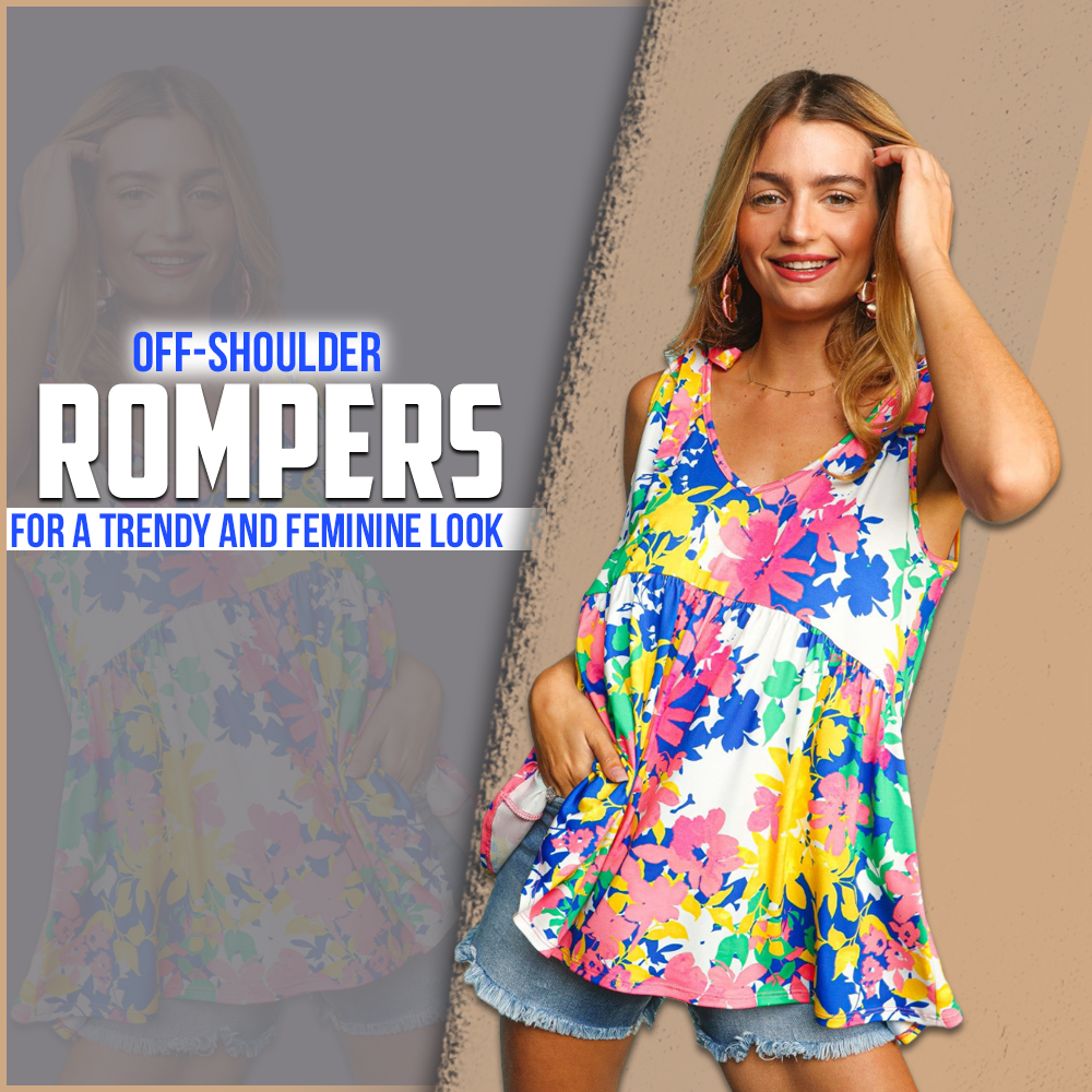 Off-shoulder Rompers for A Trendy and Feminine Look