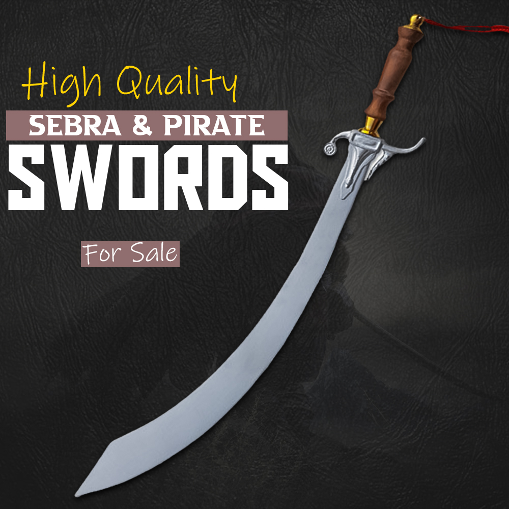 High-quality Sebra and Pirate Swords for Sale