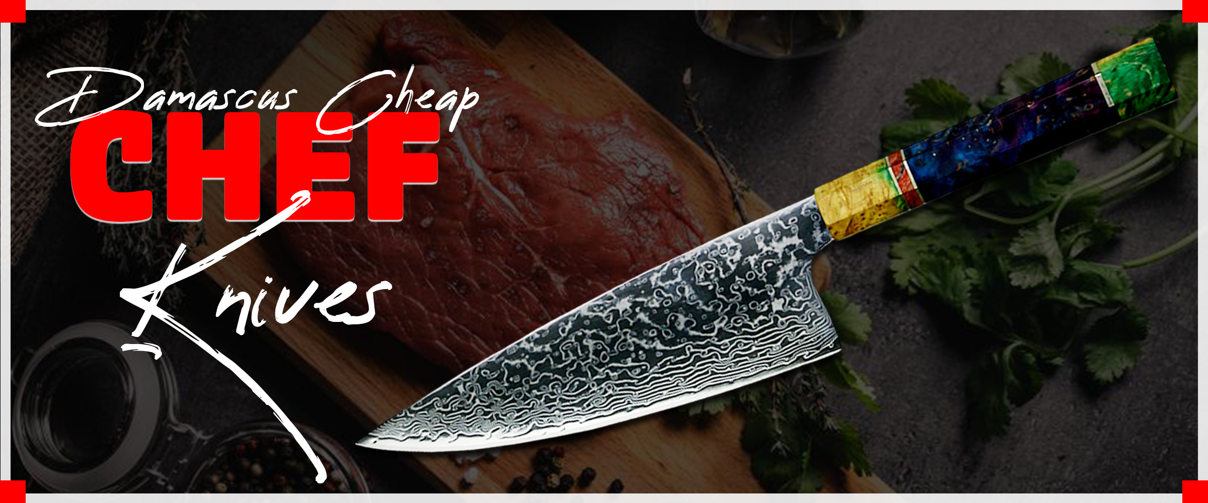 Best Damascus Cheap Chef Knives