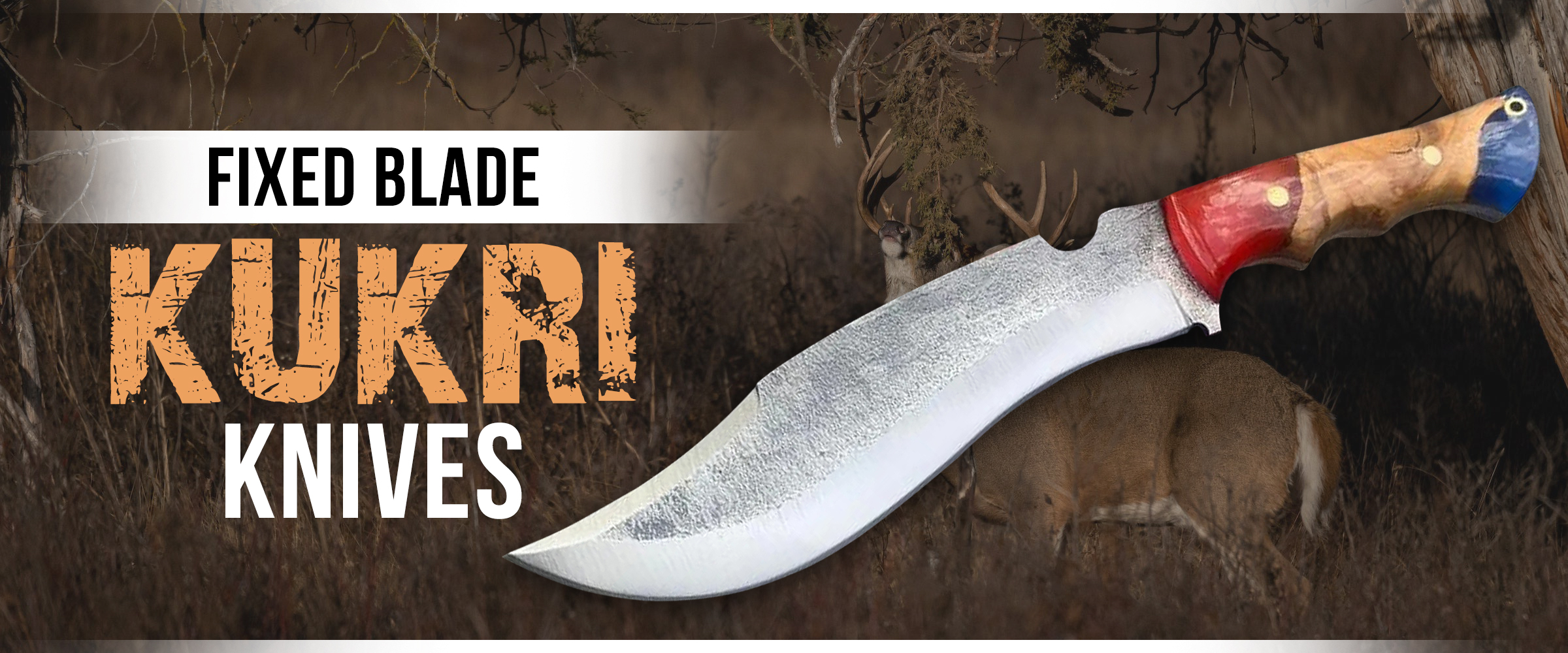 Fixed Blade Kukri Knives