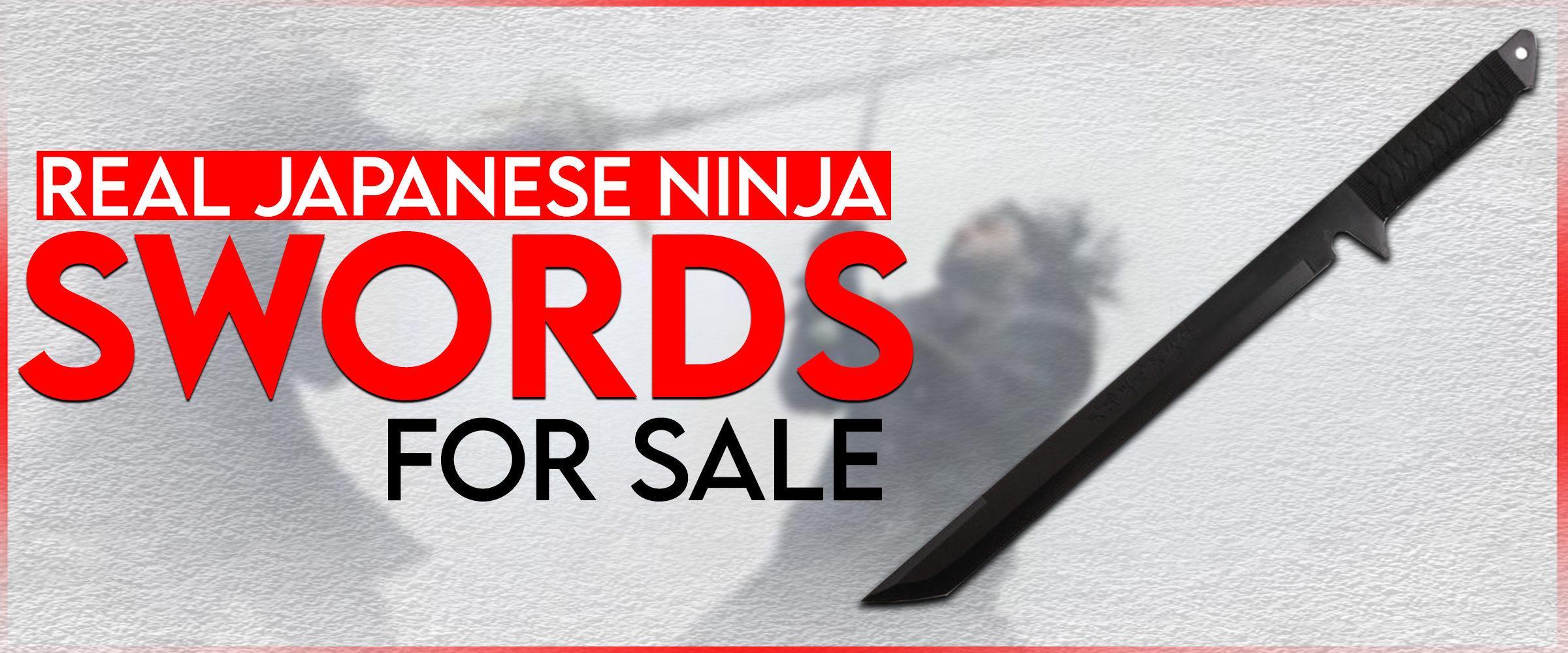 Real Japanese Ninja Swords for sale