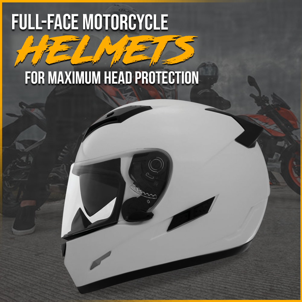 Full-face Motorcycle Helmets for Maximum Head Protection