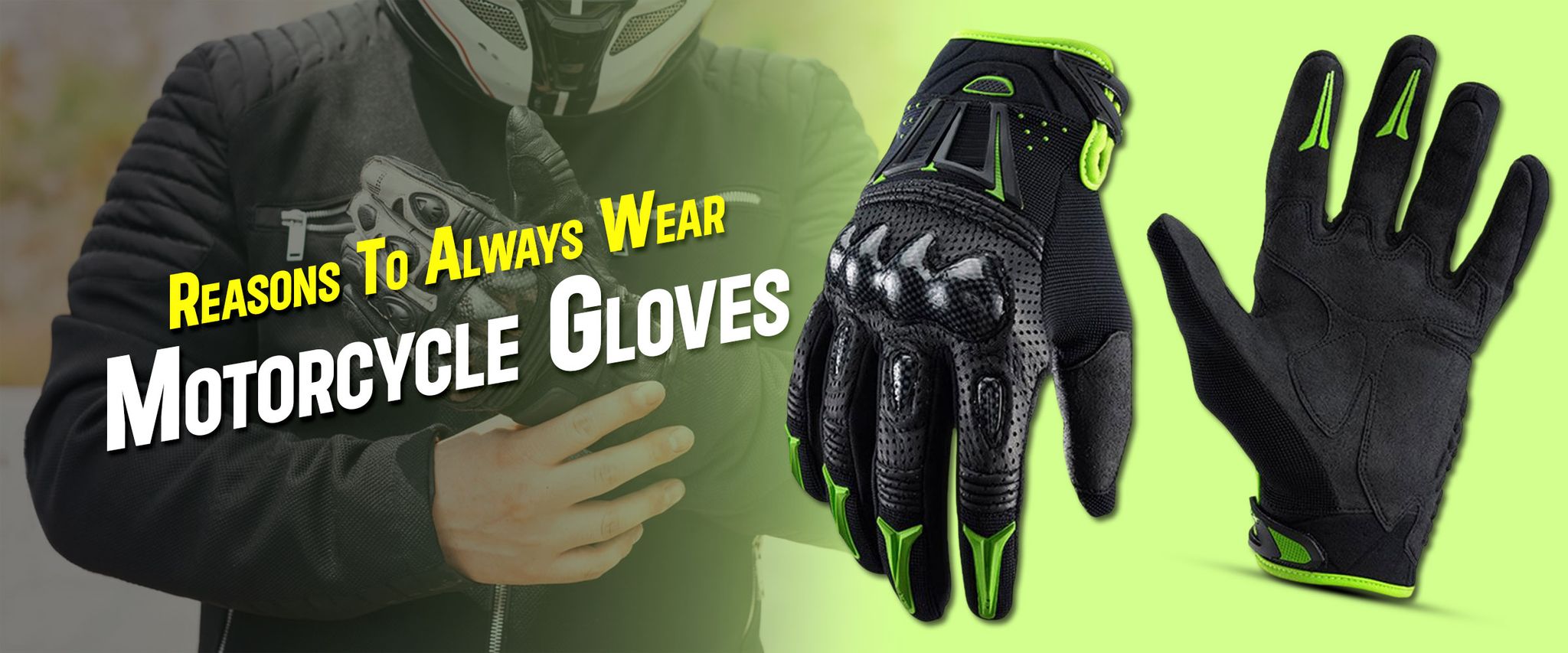 5 Key Reasons to Always Wear Motorcycle Gloves for Your Safety