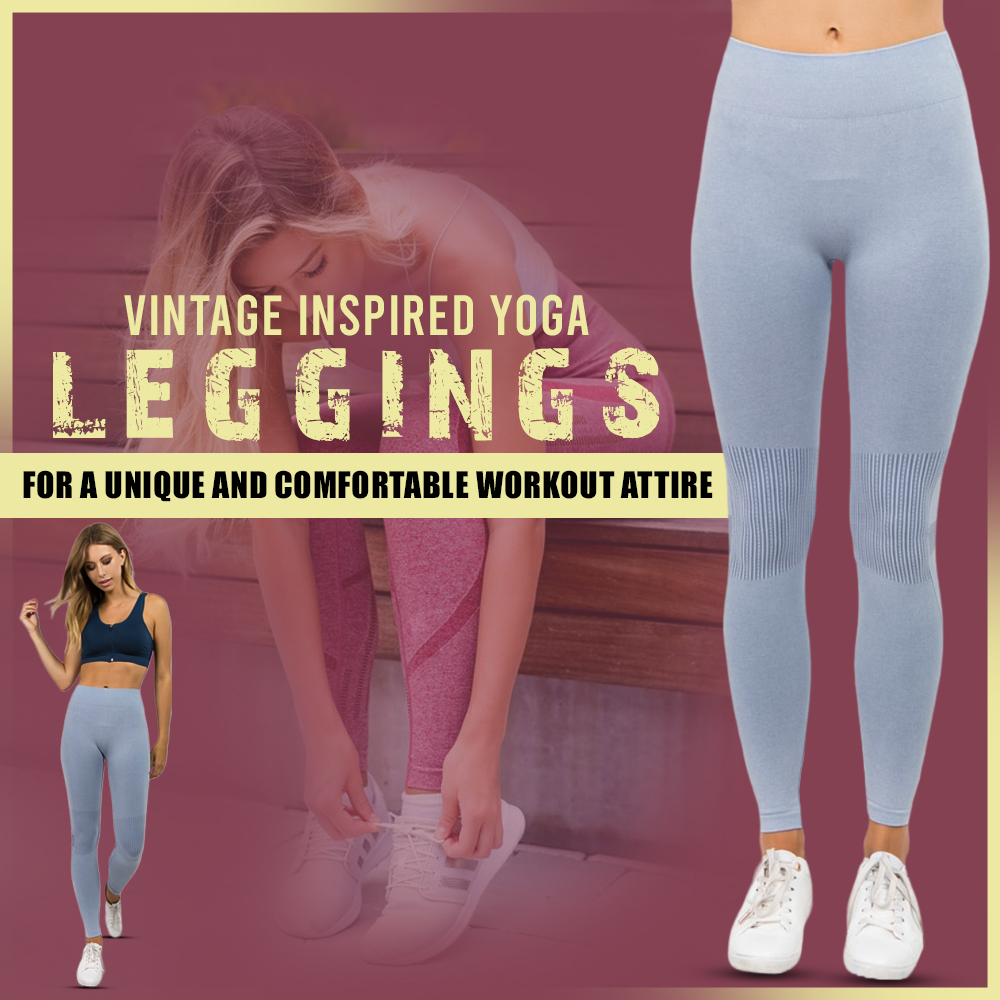 Vintage-Inspired Yoga Leggings for A Unique and Comfortable Workout Attire