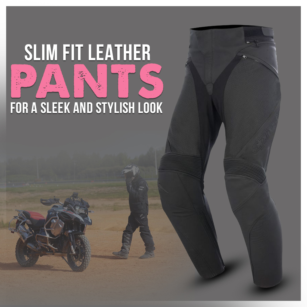 Slim-Fit Leather Pants for A Sleek and Stylish Look