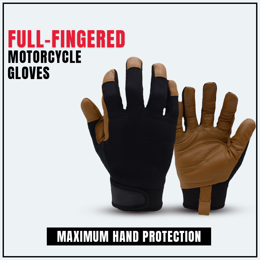 Full-Fingered Motorcycle Gloves for Maximum Hand Protection