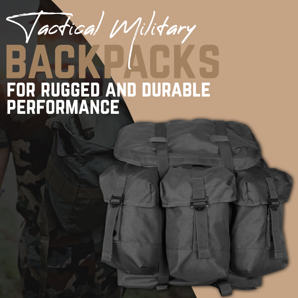 Tactical military backpacks for rugged and durable performance