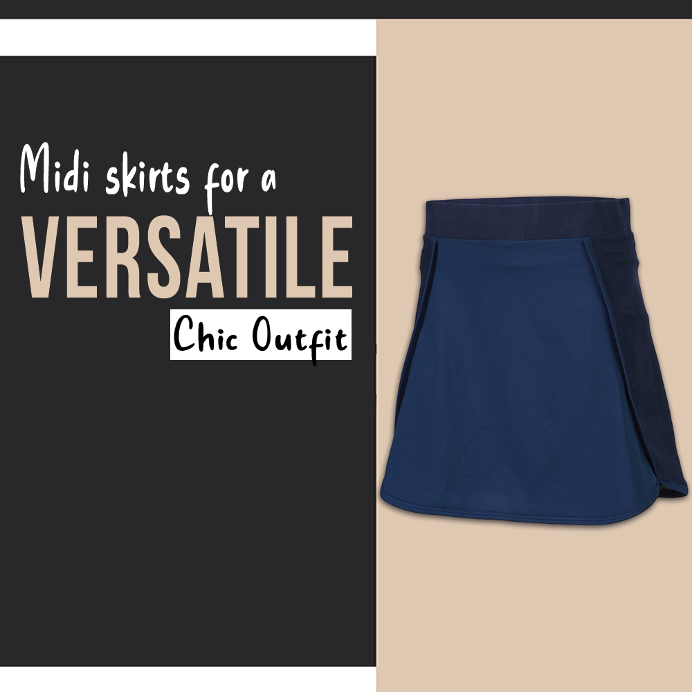 Midi skirts for a versatile