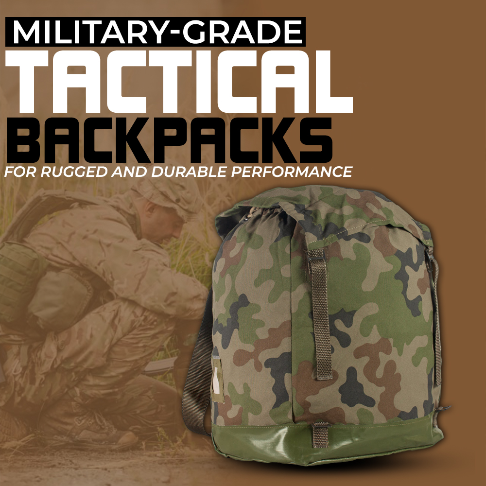 Military-grade tactical backpacks for rugged and durable performance