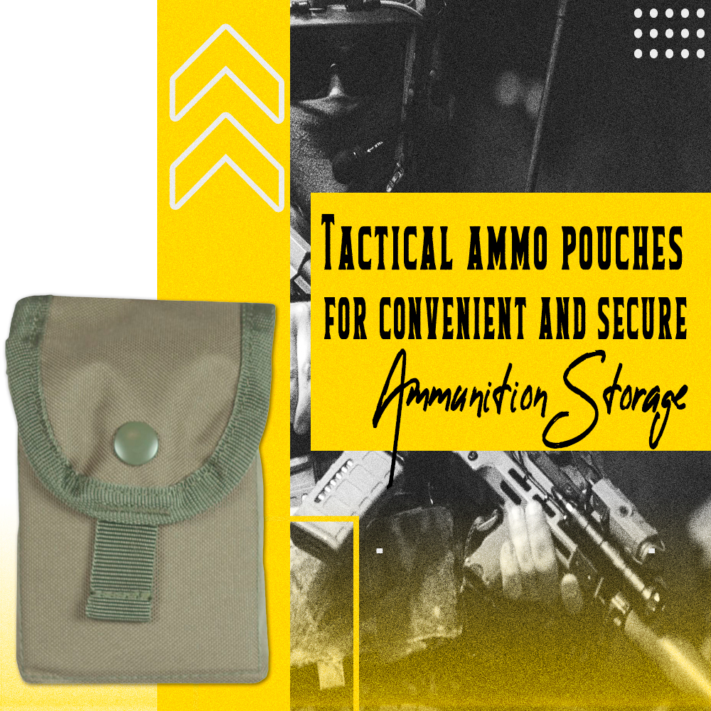 Tactical Ammo Pouches for Convenient and Secure Ammunition Storage