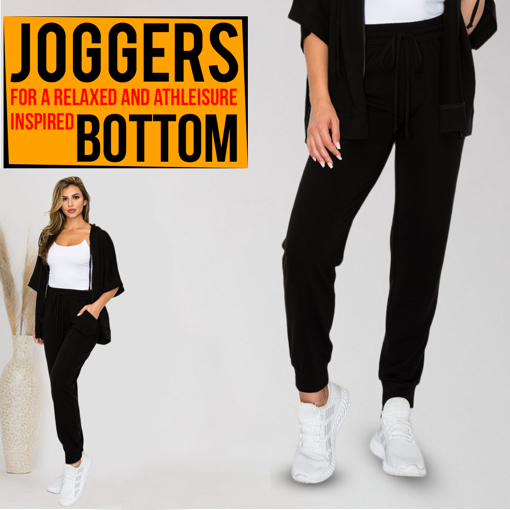 Joggers for a relaxed and athleisure-inspired bottom