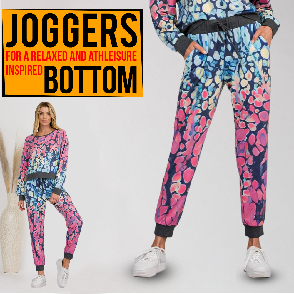 Joggers for a relaxed and athleisure-inspired bottom