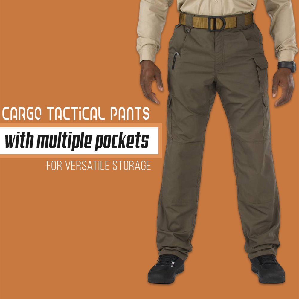 Cargo tactical pants with multiple pockets for versatile storage