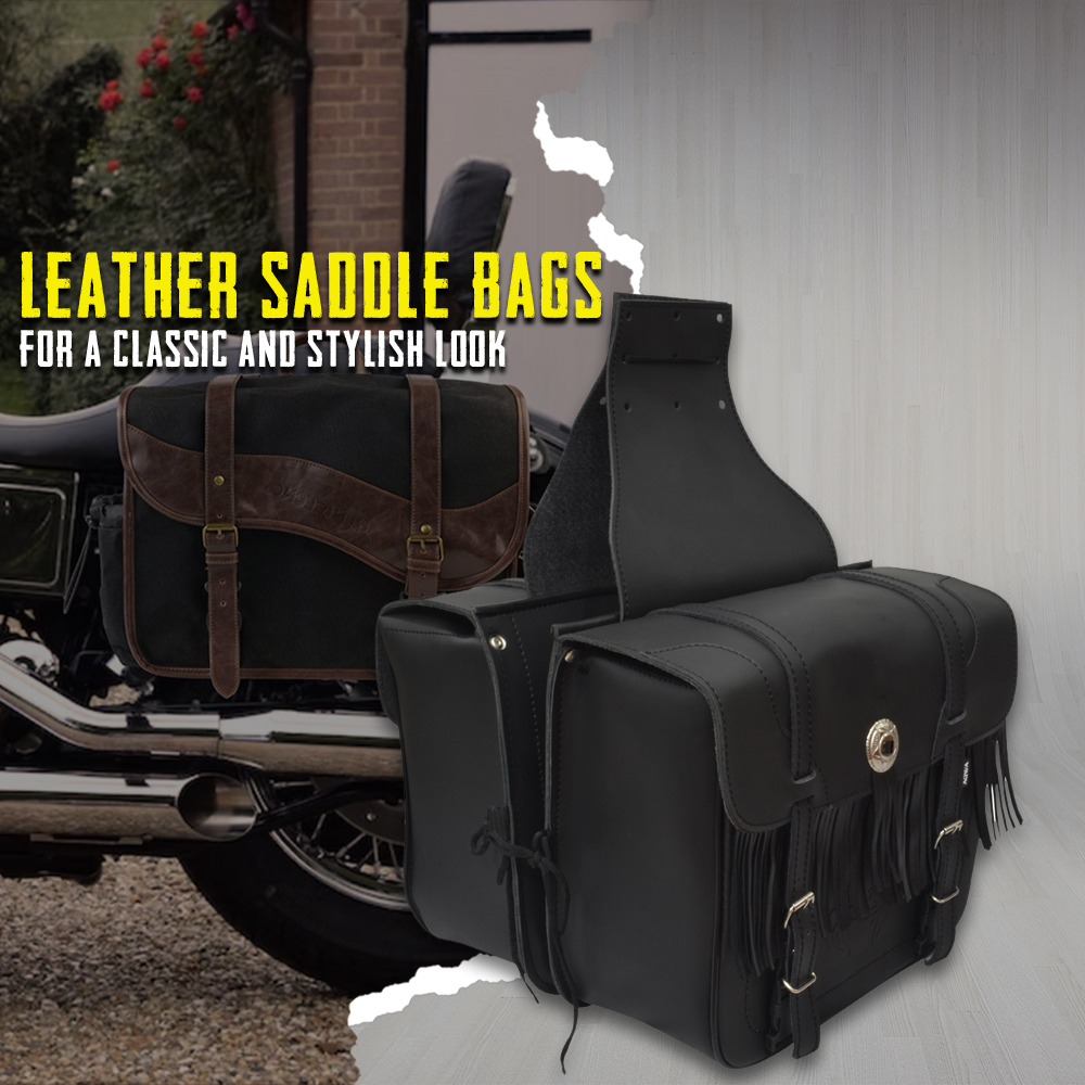 Leather Saddle Bags for A Classic and Stylish Look