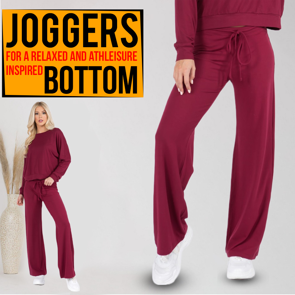 Joggers for a relaxed and athleisure-inspired bottom