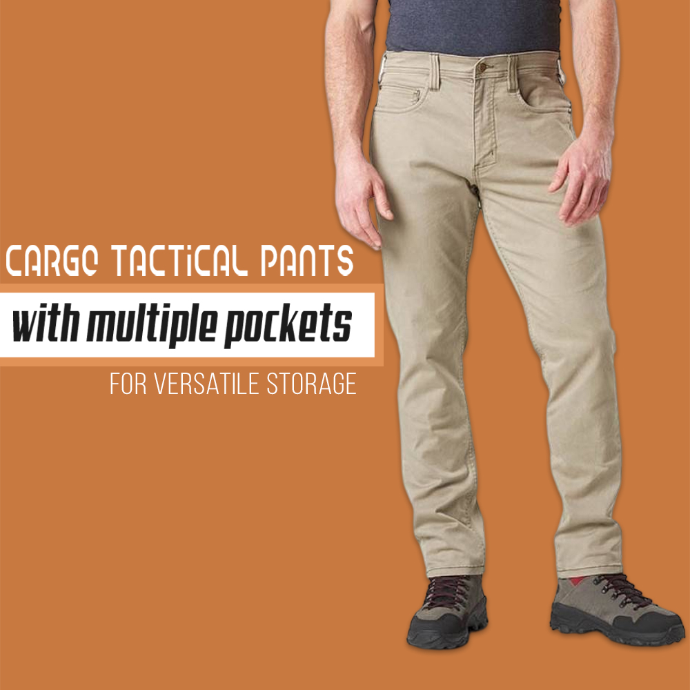 Cargo tactical pants with multiple pockets for versatile storage