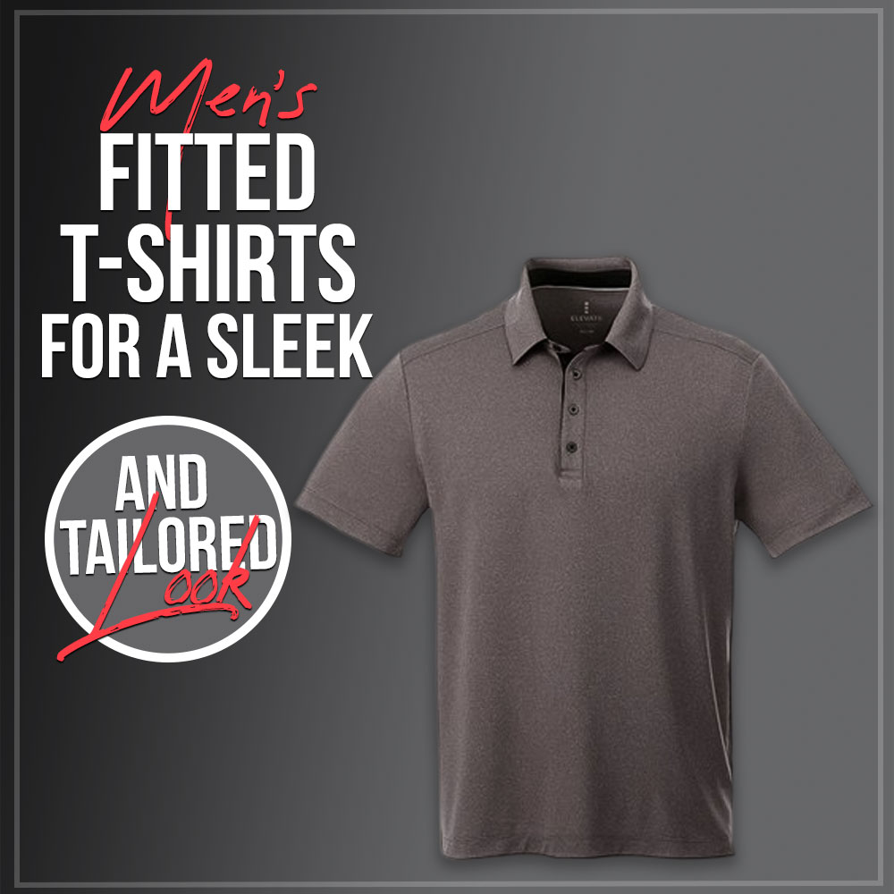 Men's fitted T-shirts for a sleek and tailored look