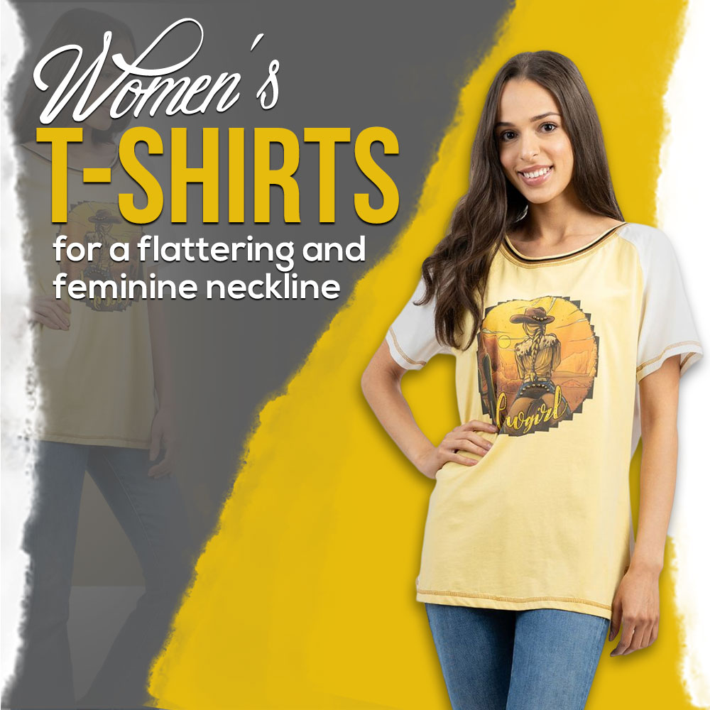 Women's T-shirts for a flattering