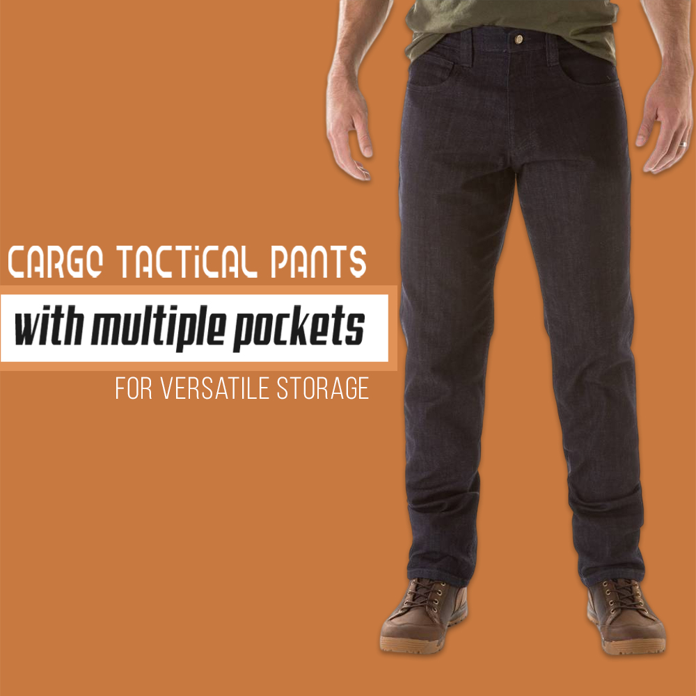 Cargo tactical pants with multiple pockets for versatile storage