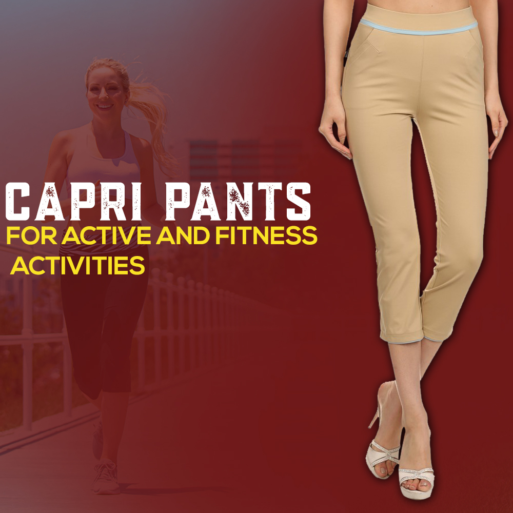 Yoga Capri Pants for Active and Fitness Activities