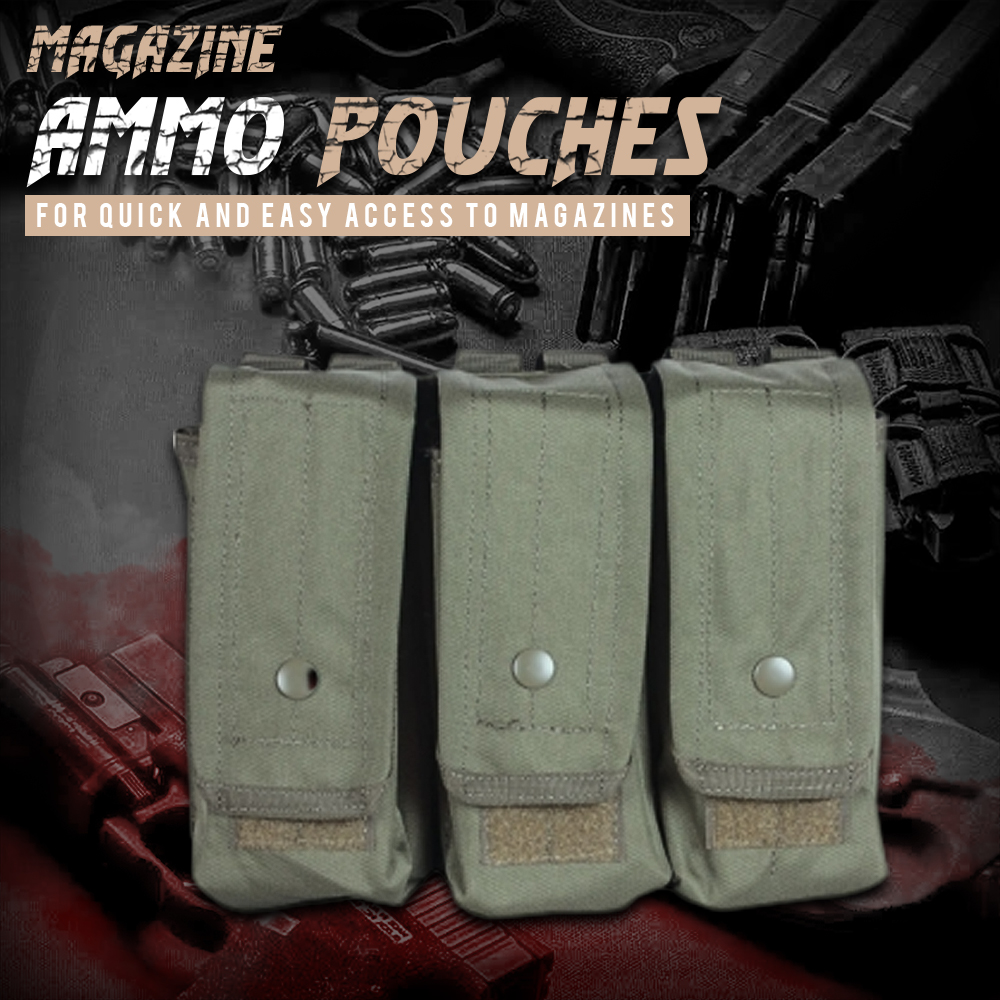 Magazine Ammo Pouches for Quick and Easy Access to Magazines