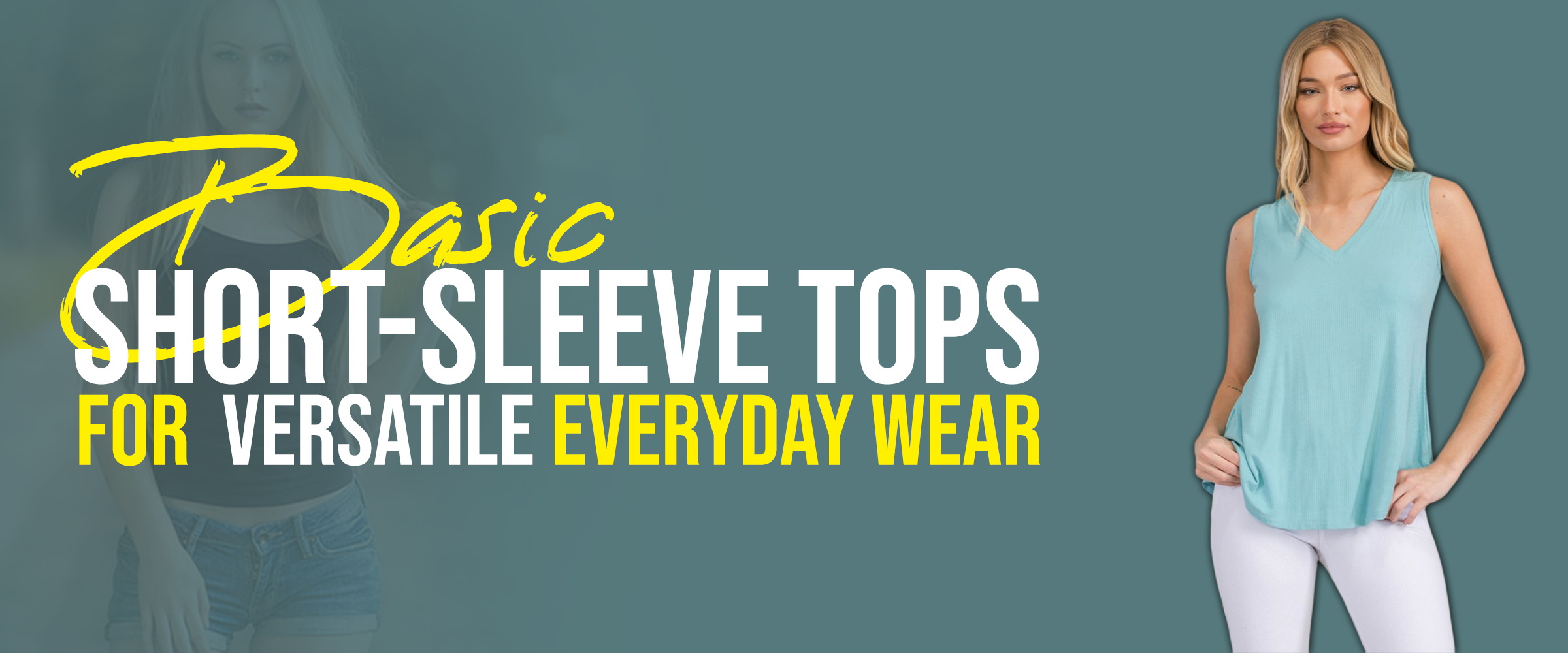 Basic Short-Sleeve Tops for Versatile Everyday Wear