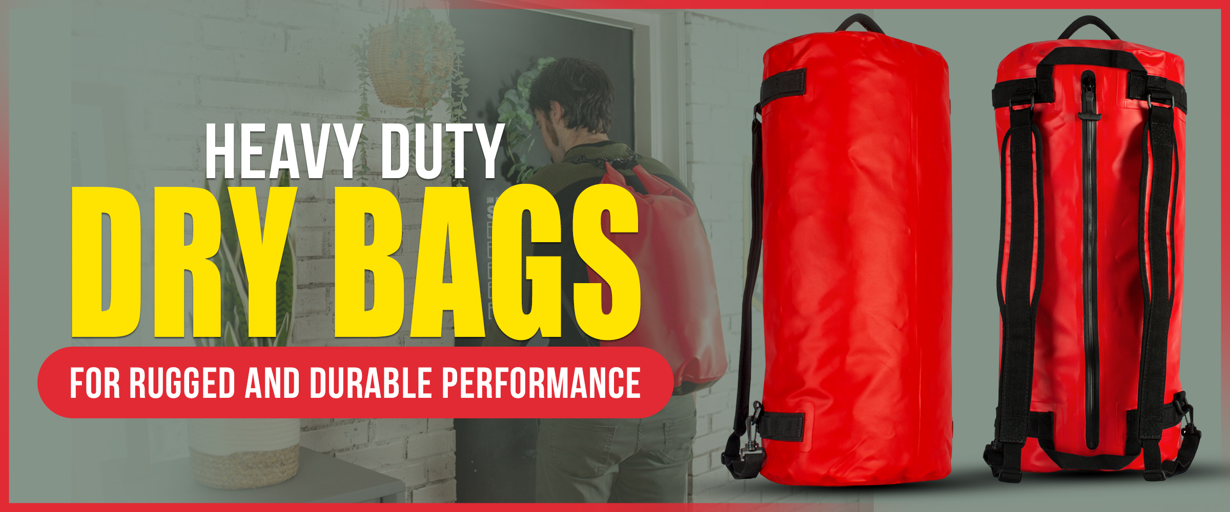 Heavy-duty dry bags for rugged and durable performance