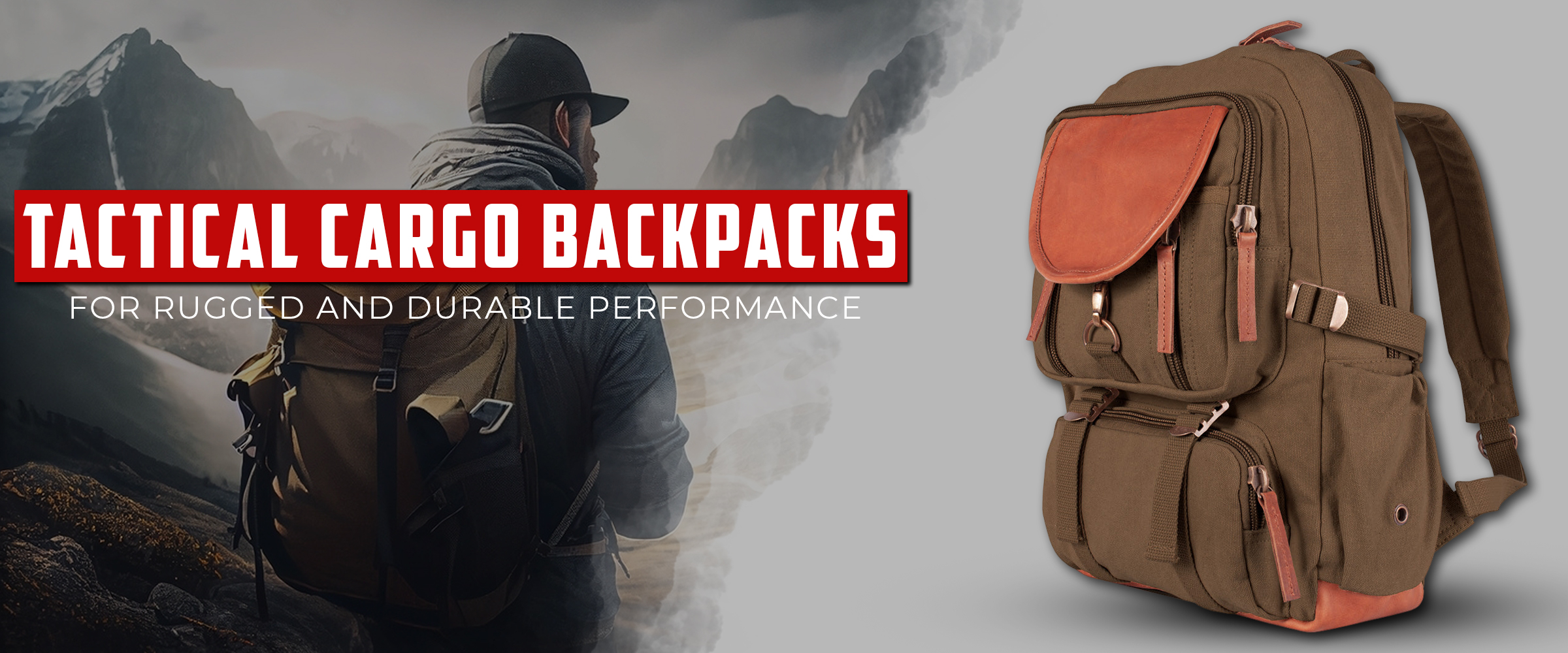 Tactical cargo backpacks for rugged and durable performance