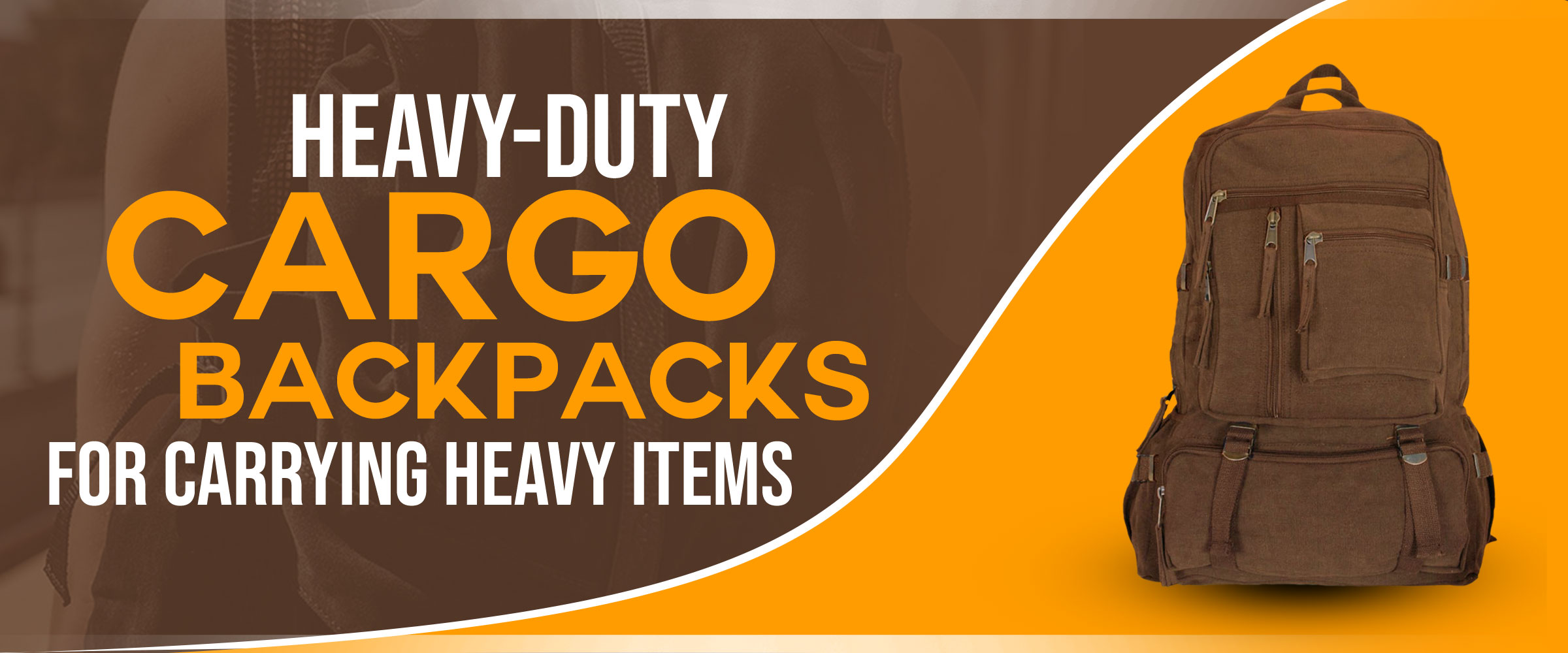 Heavy-duty cargo backpacks for carrying heavy items