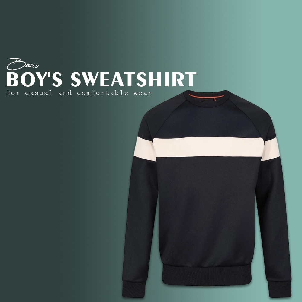 Basic boys' sweatshirts for casual and comfortable wear