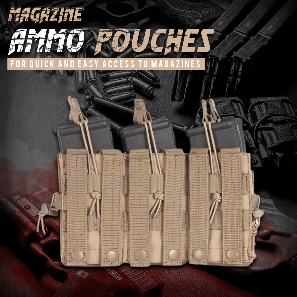 Magazine Ammo Pouches for Quick and Easy Access to Magazines