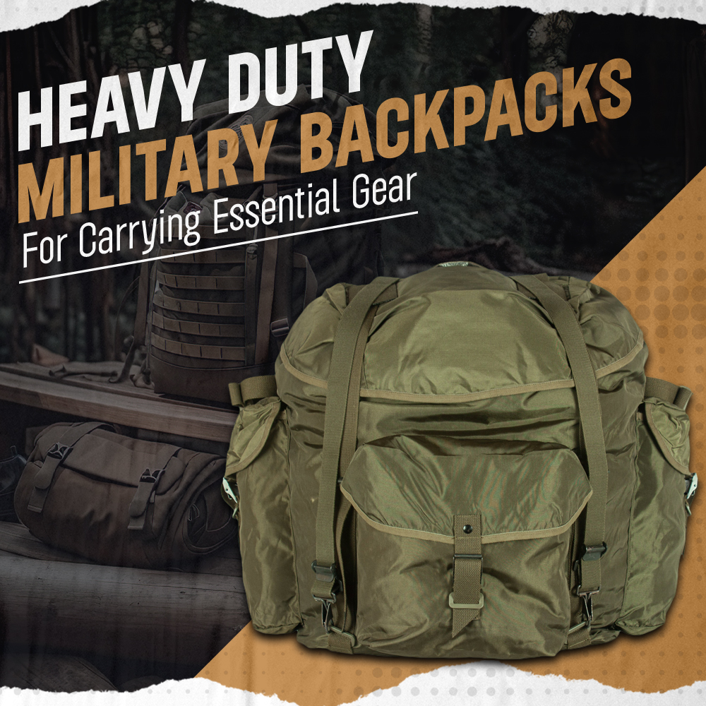 Heavy-Duty Military Backpacks for Carrying Essential Gear