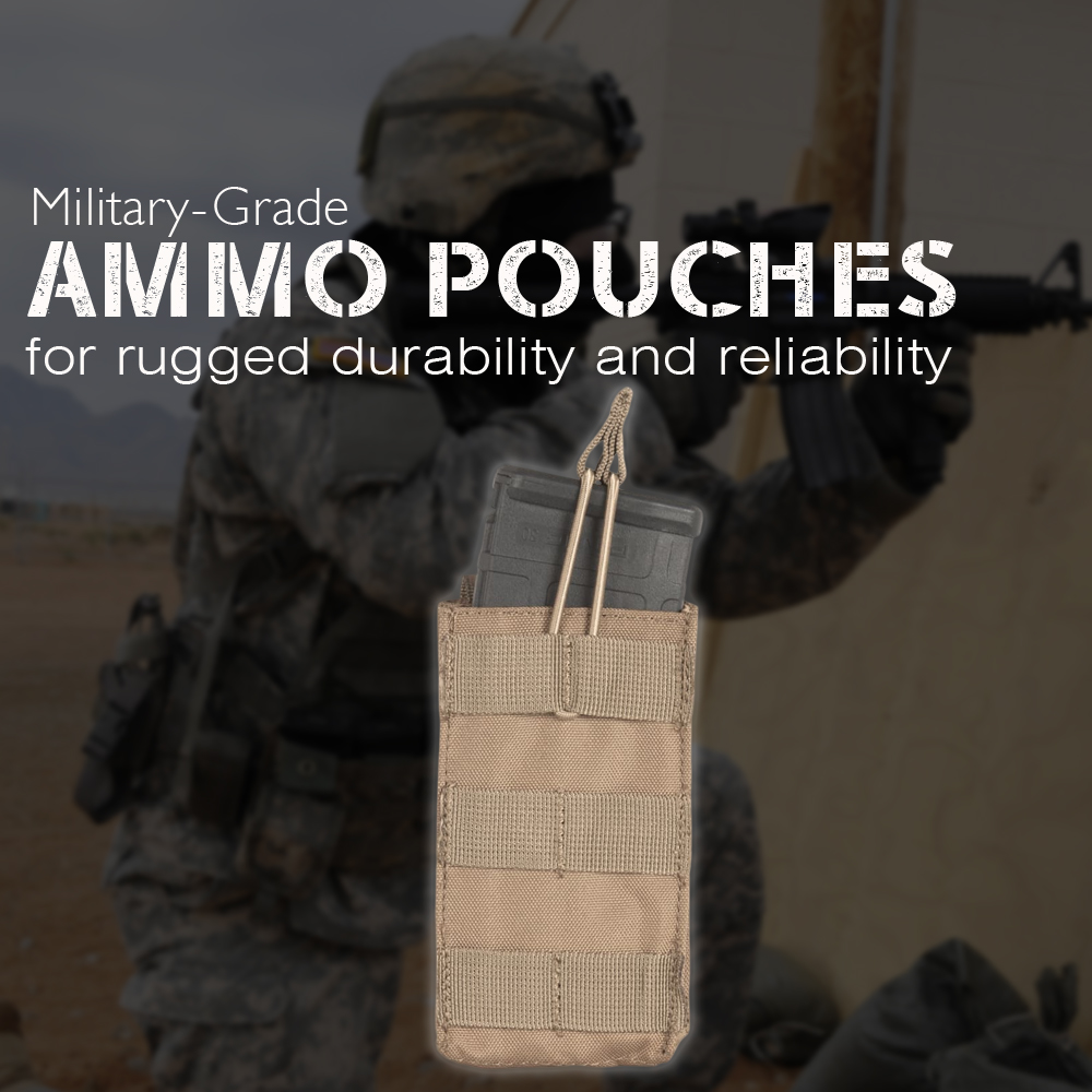 Military-Grade Ammo Pouches for Rugged Durability and Reliability