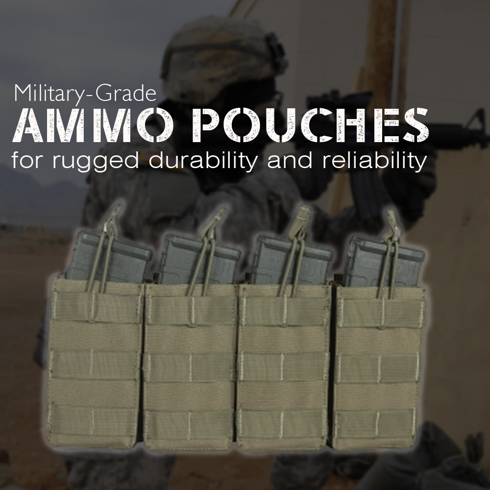 Military-Grade Ammo Pouches for Rugged Durability and Reliability