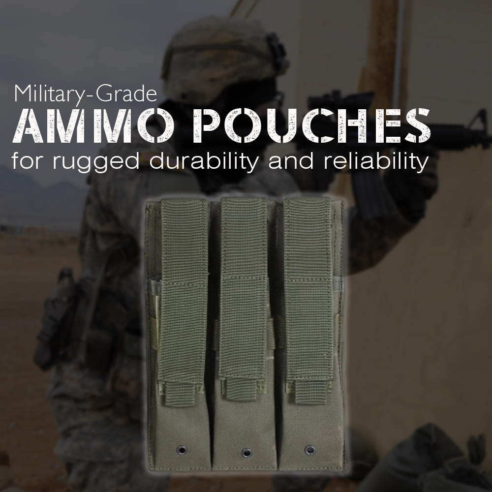 Military-Grade Ammo Pouches for Rugged Durability and Reliability