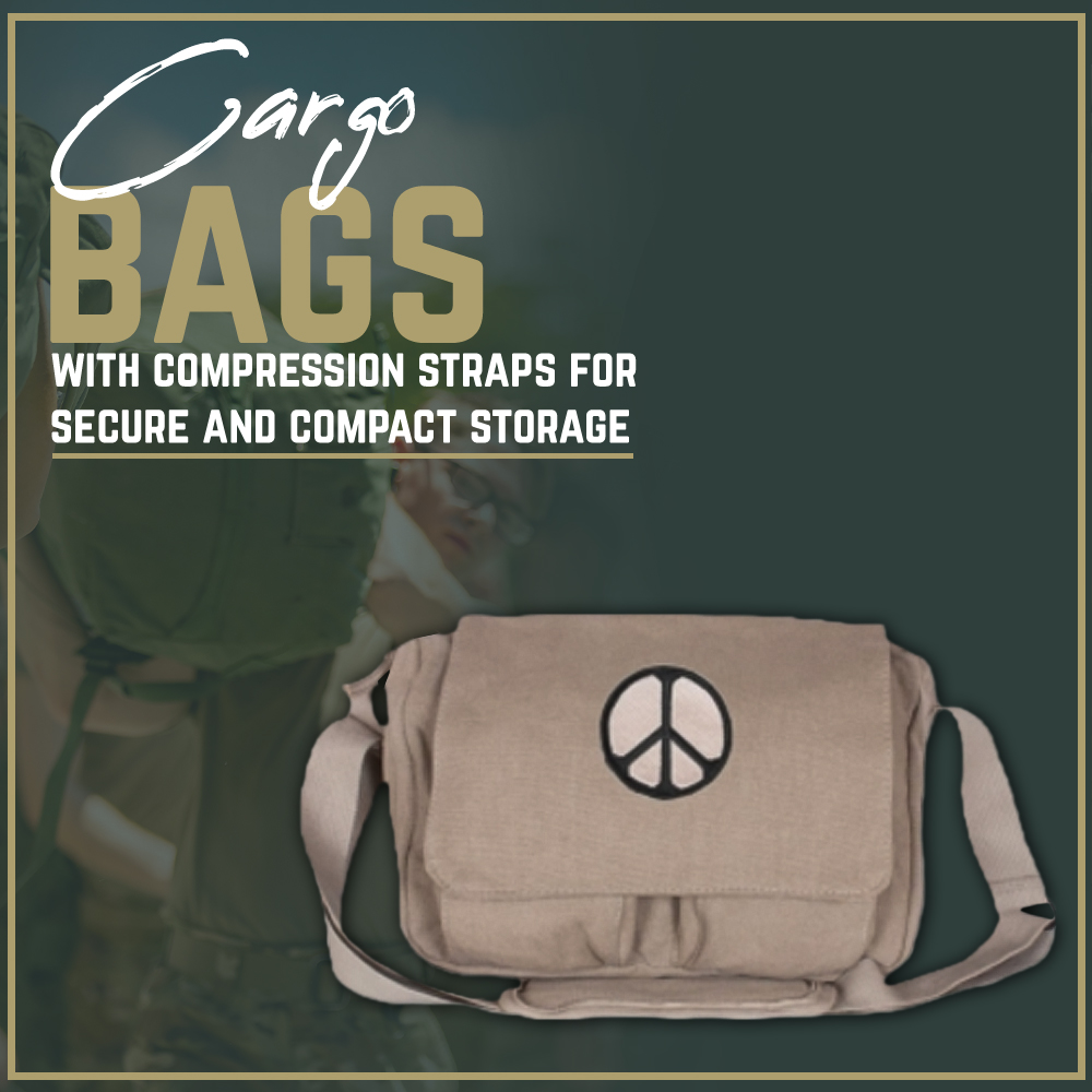 Cargo Bags with Compression Straps for Secure and Compact Storage