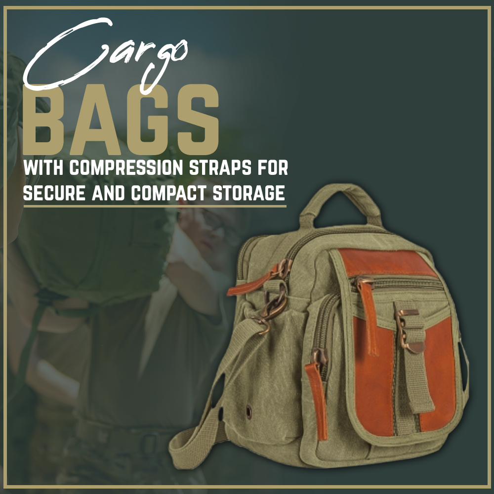 Cargo Bags with Compression Straps for Secure and Compact Storage