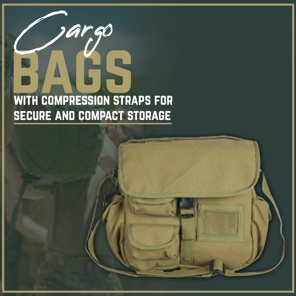 Cargo Bags with Compression Straps for Secure and Compact Storage