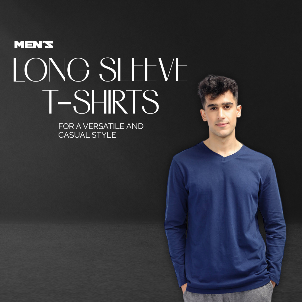 Men's long sleeve T-shirts for a versatile and casual style