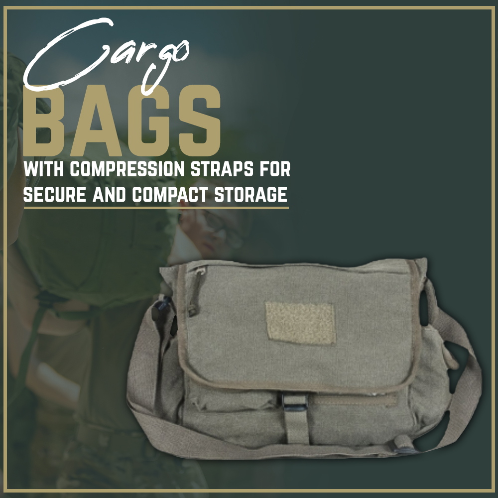 Cargo Bags with Compression Straps for Secure and Compact Storage