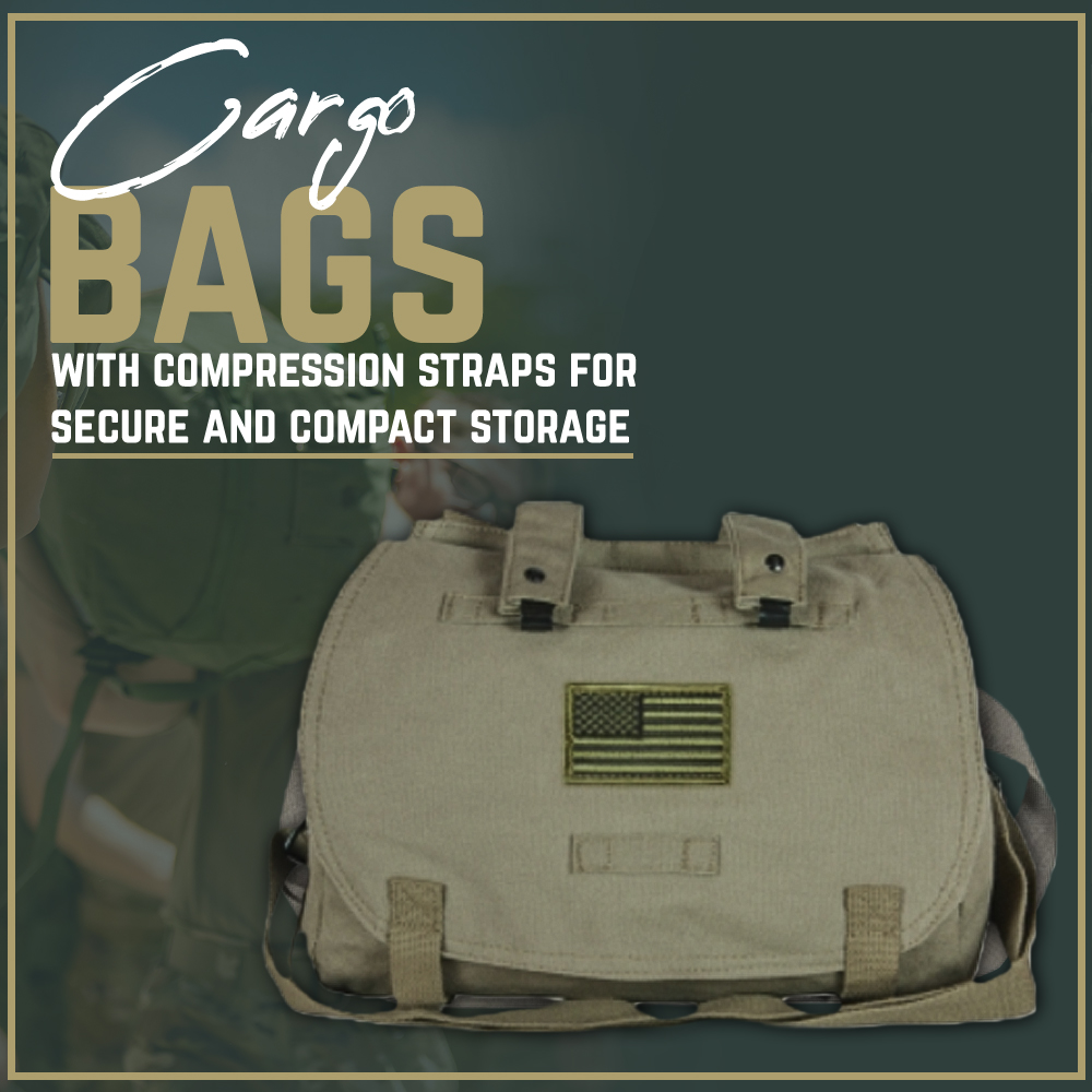 Cargo Bags with Compression Straps for Secure and Compact Storage