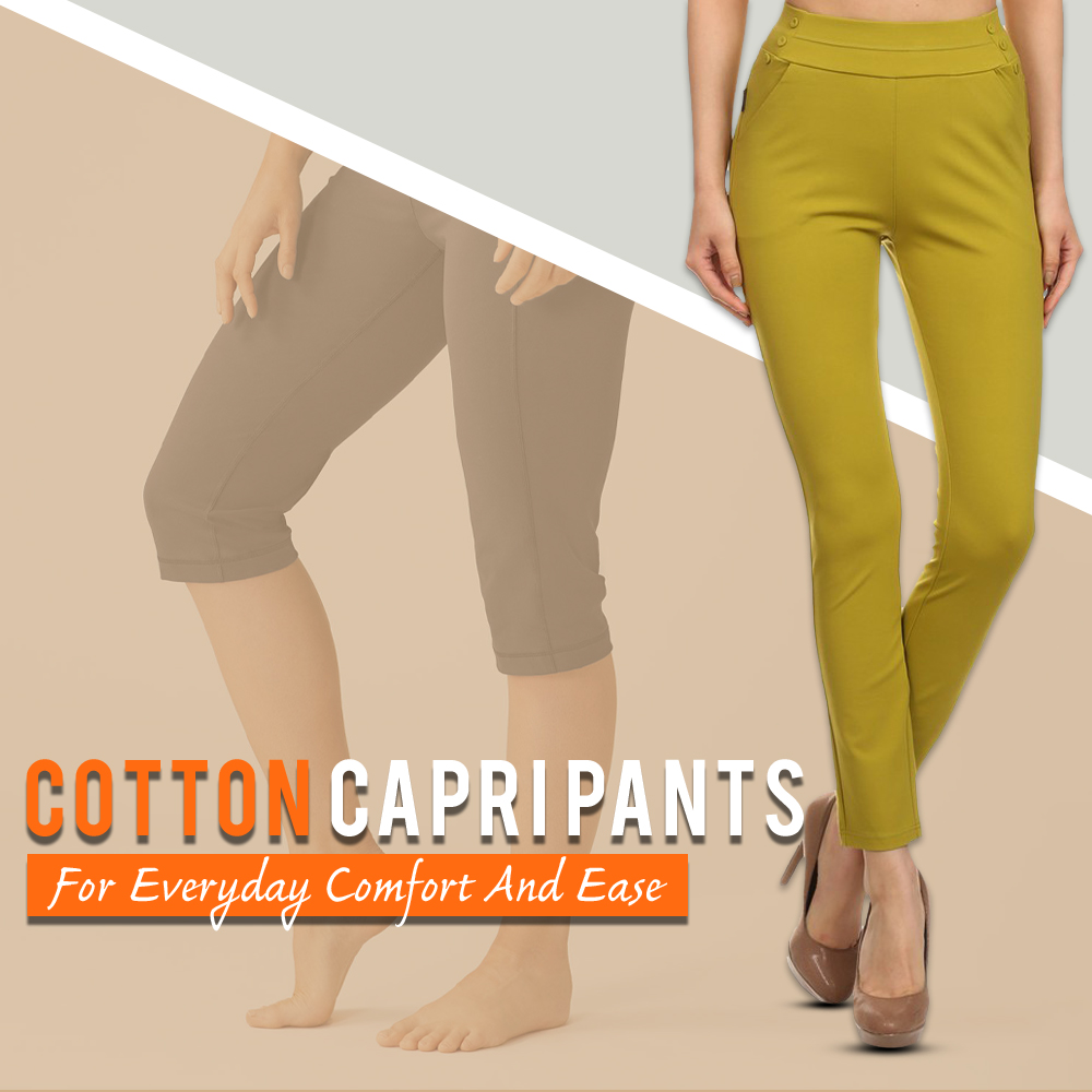 Cotton Capri Pants for Everyday Comfort and Ease