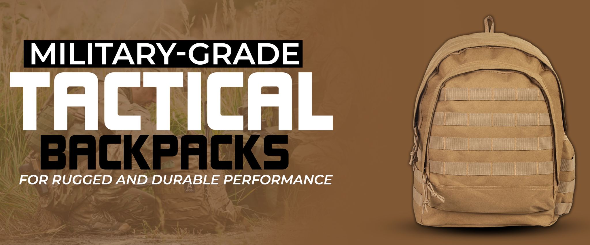 Military-grade tactical backpacks for rugged and durable performance