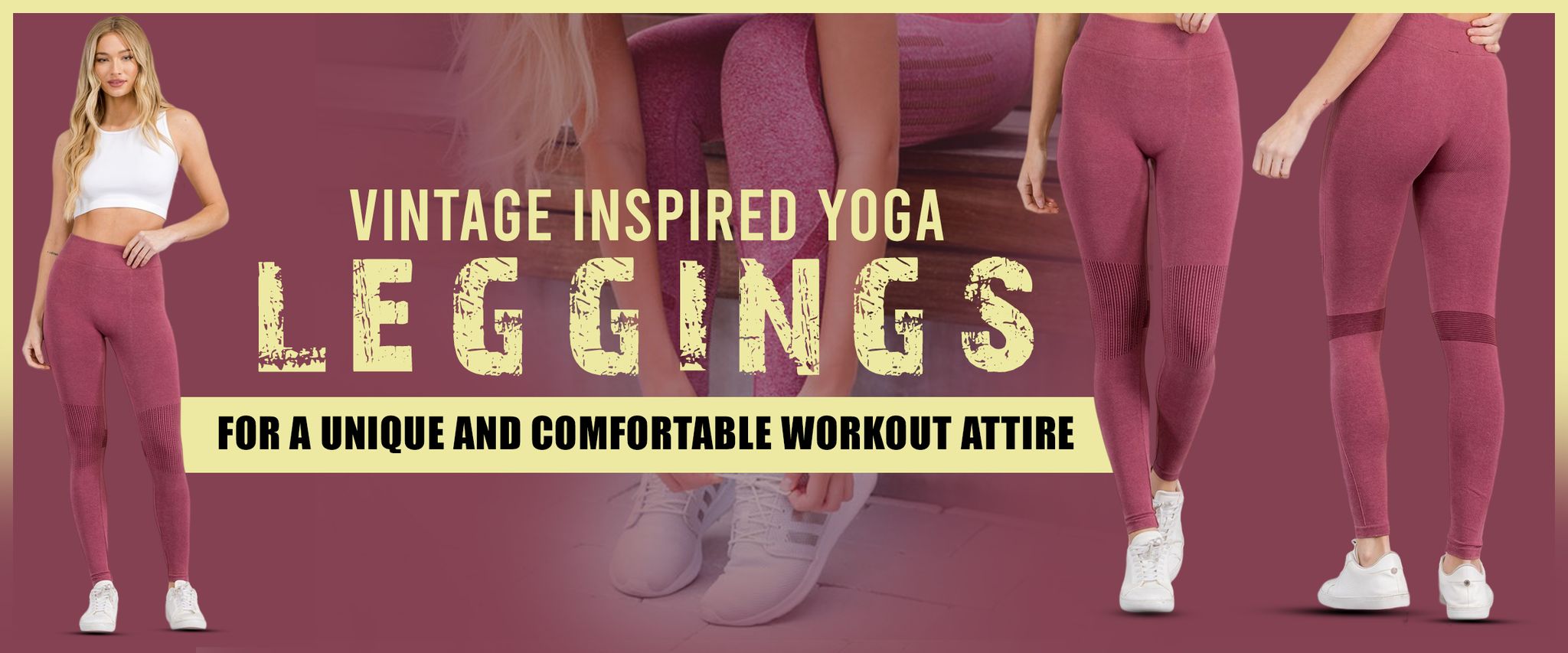 Vintage-Inspired Yoga Leggings: A Unique and Comfortable Workout Attire