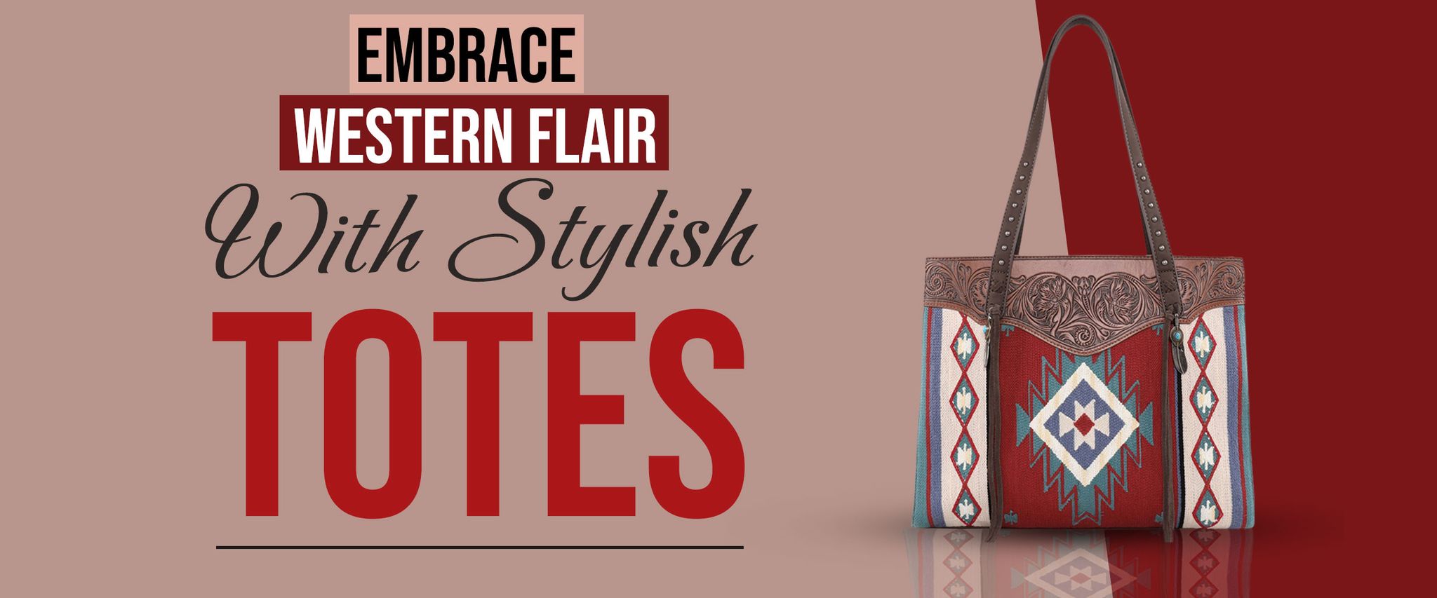 Embrace Western Flair with Stylish Totes