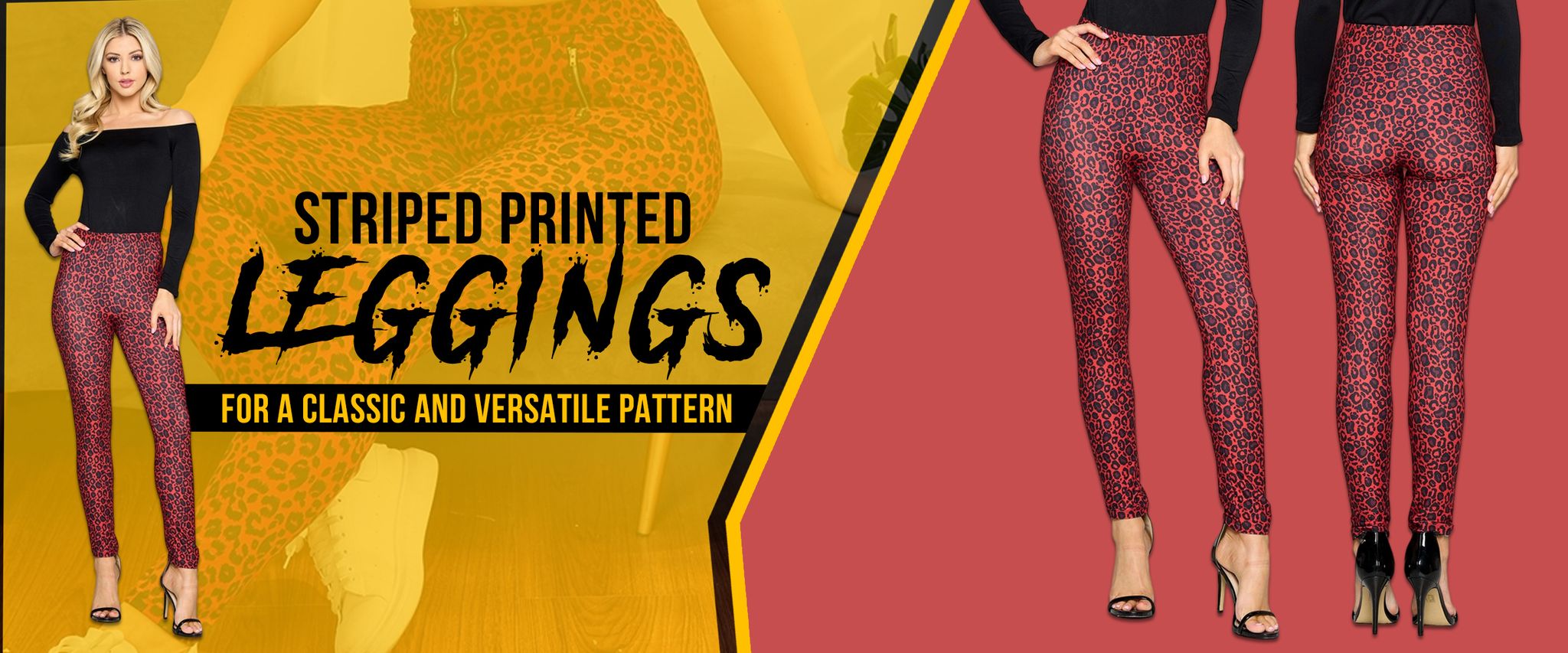 Striped Printed Leggings for A Classic and Versatile Pattern