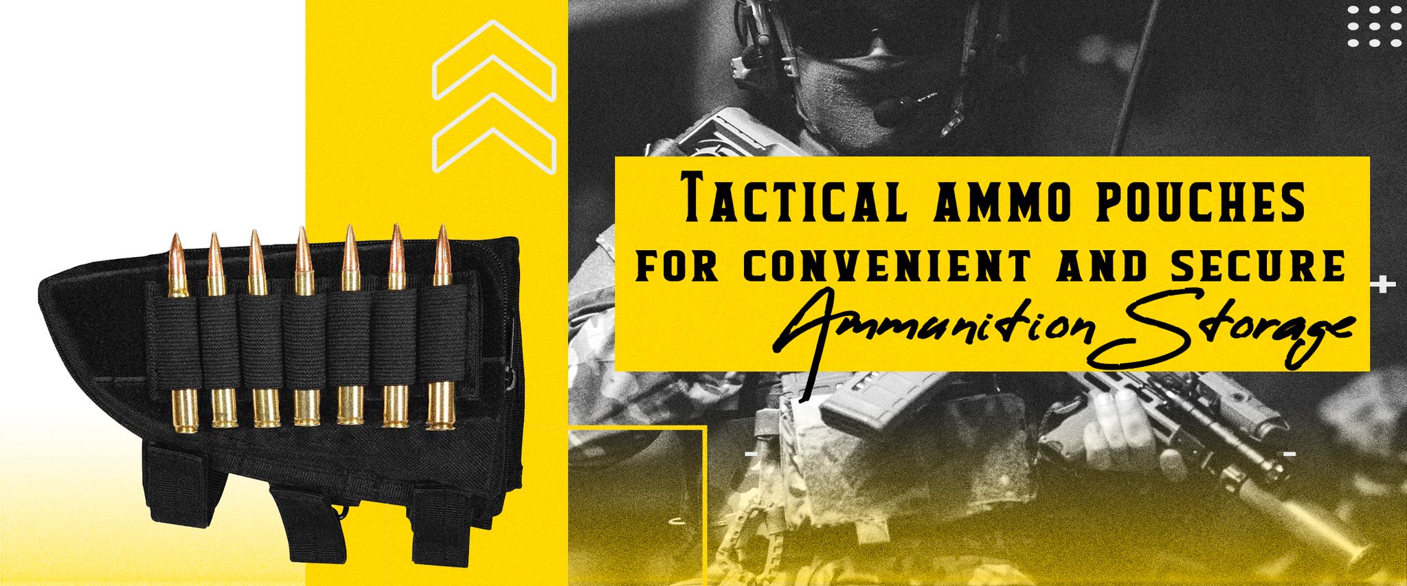 Tactical ammo pouches for convenient and secure ammunition storage