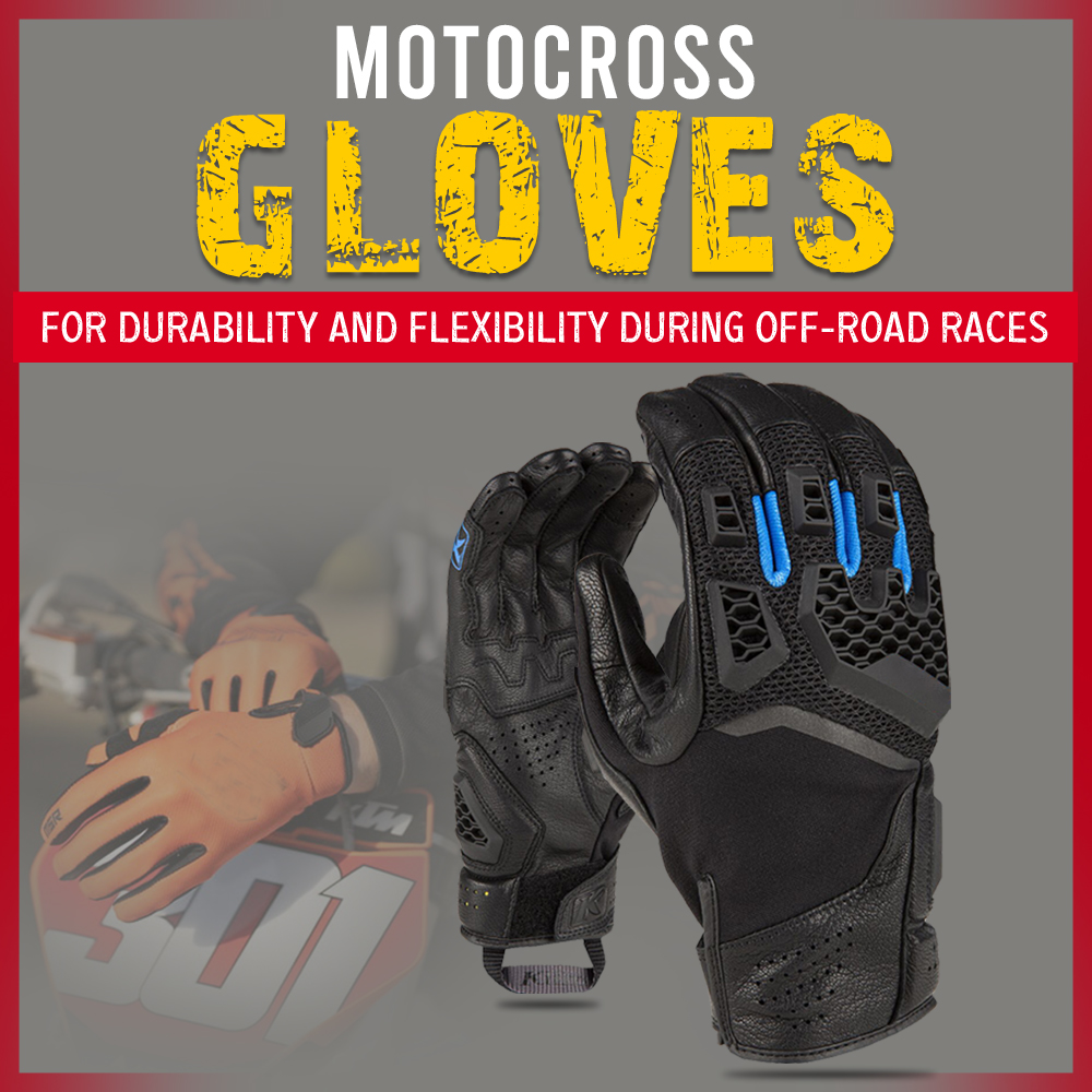 Motocross Gloves for Durability and Flexibility During Off-Road Races