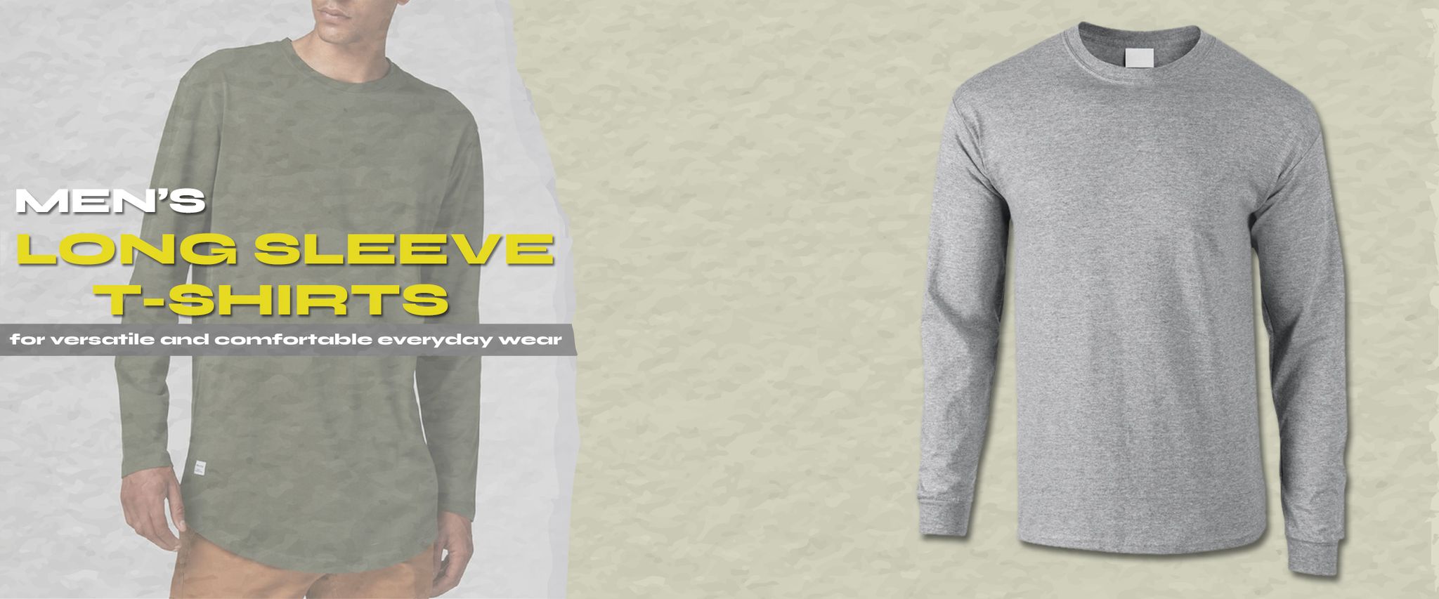 Men's long sleeve T-shirts for versatile and comfortable everyday wear